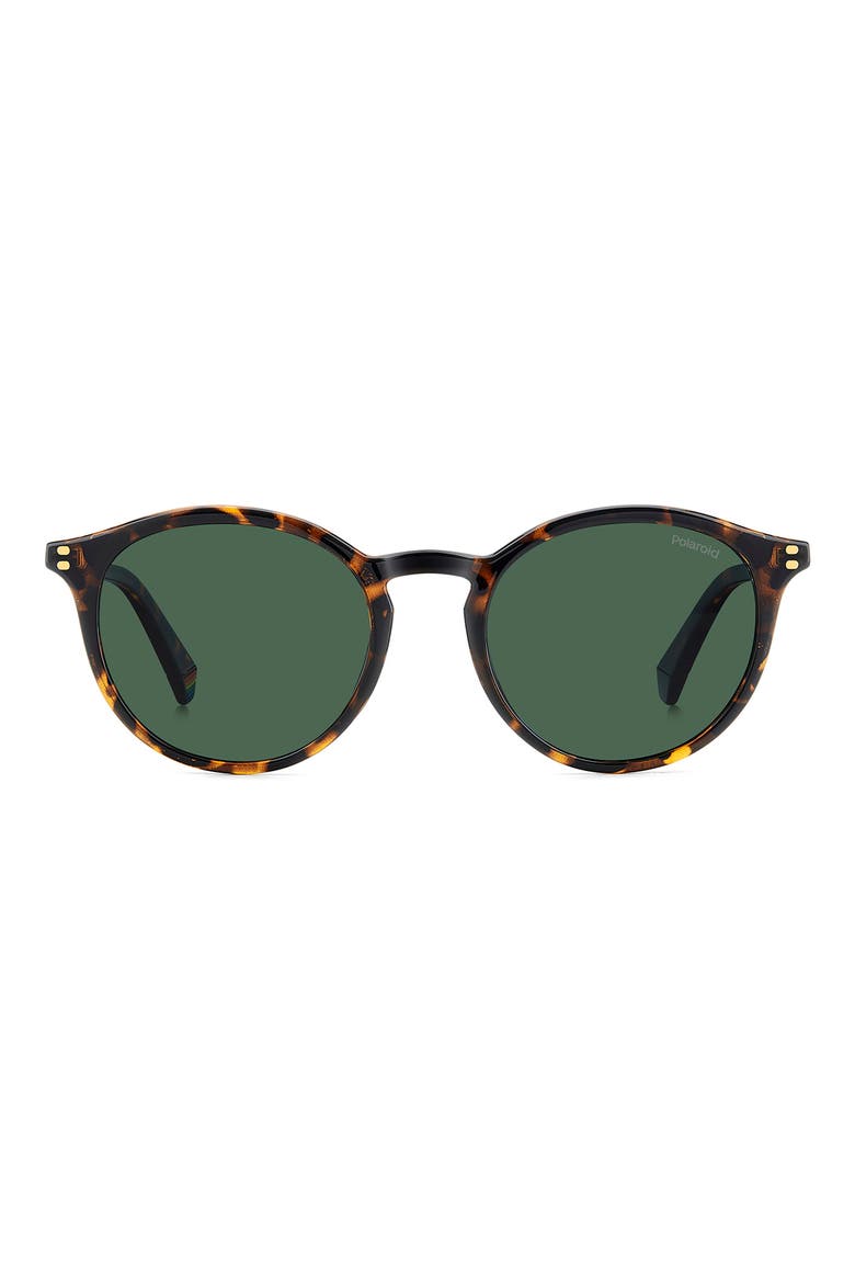 51mm Polarized Phantos Sunglasses, Main, color, HAVANA/ GREEN POLAR