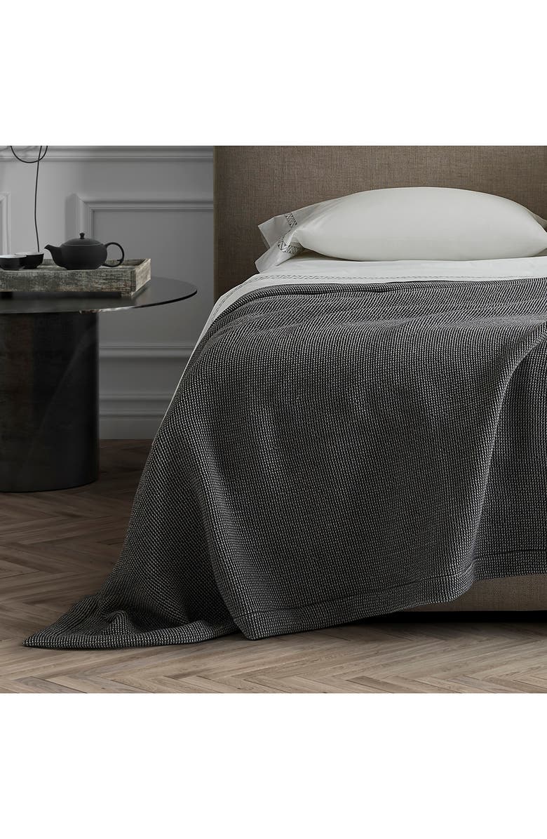 Matouk Ando Cotton Blanket, Alternate, color,