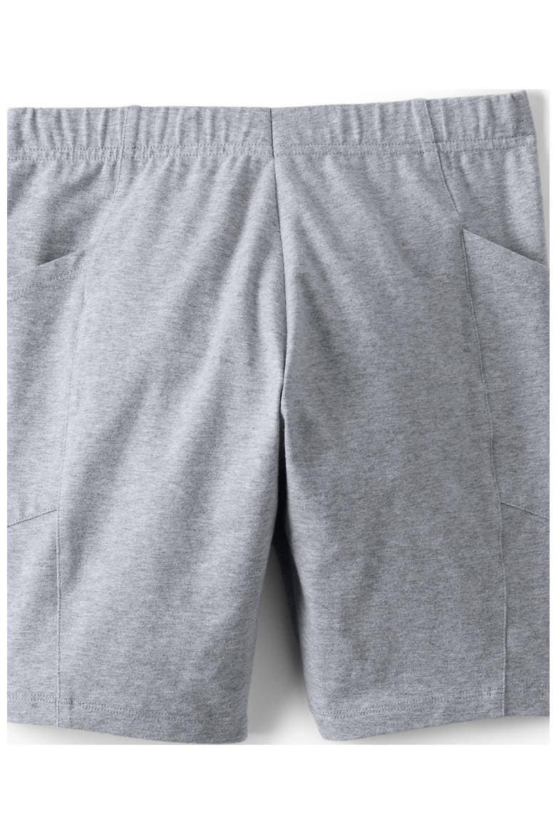 Girls Tough Cotton Bike Shorts, Alternate, color, Gray Heather
