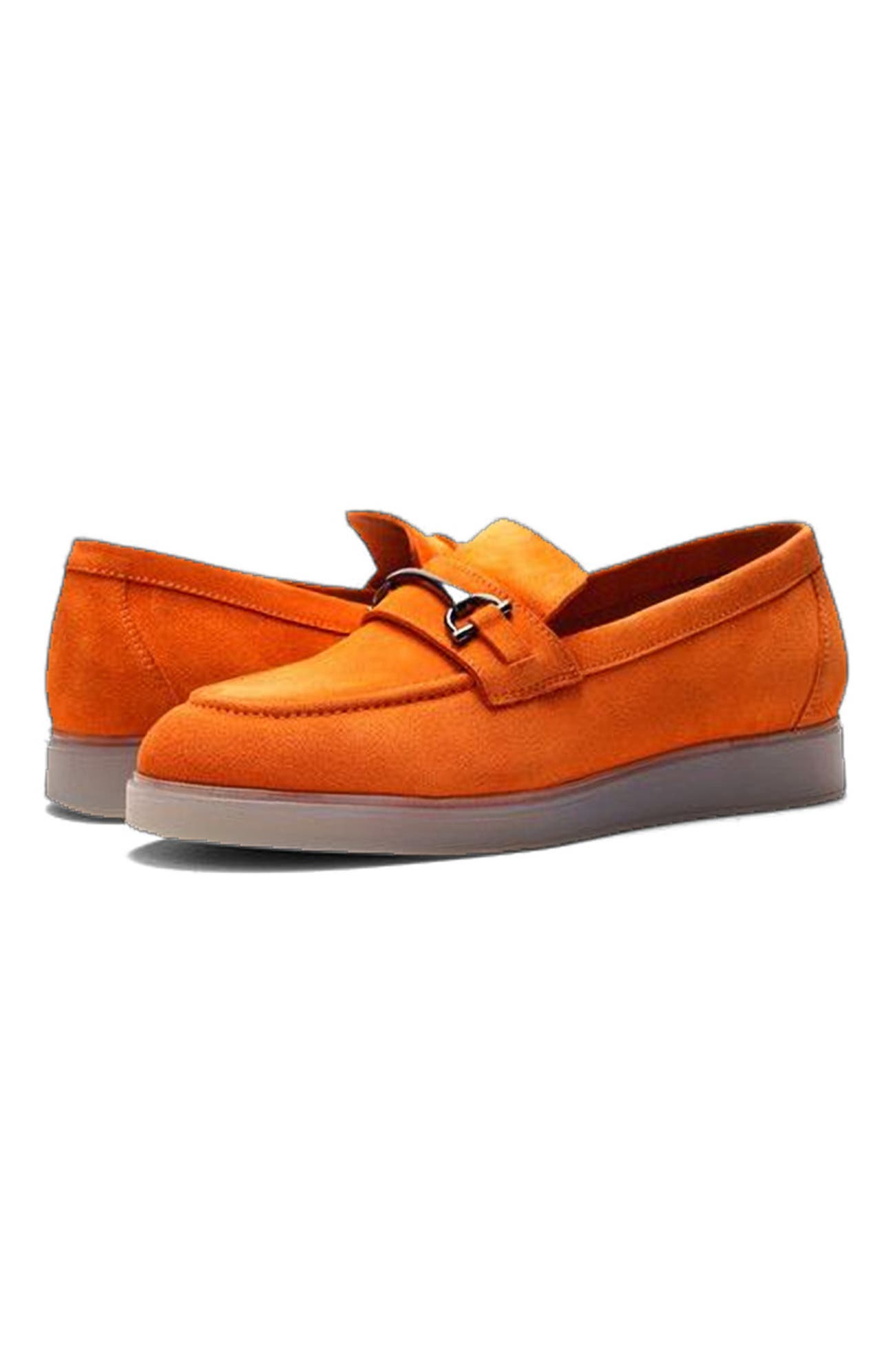 Funkadelic Bit Loafer, Alternate, color, Orange Suede