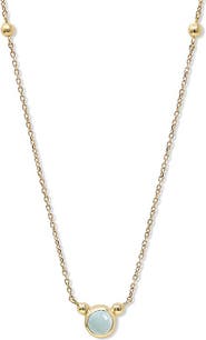 Anzie Bonheur Birthstone Pendant Necklace