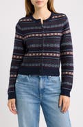 DÔEN Faustine Fair Isle Cardigan