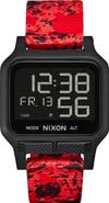 Nixon Heat Digital Rubber Strap Watch