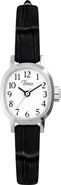 Timex® Cavatina Leather Strap Watch