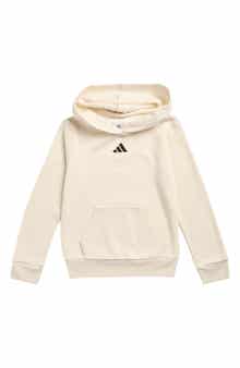 adidas Kids' Long Sleeve Cotton Fleece Hoodie