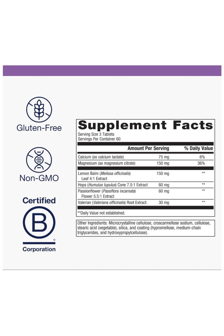 MyoCalm Plus Herbal Muscle Relaxation Supplement 180 Tablets, Alternate, color, None