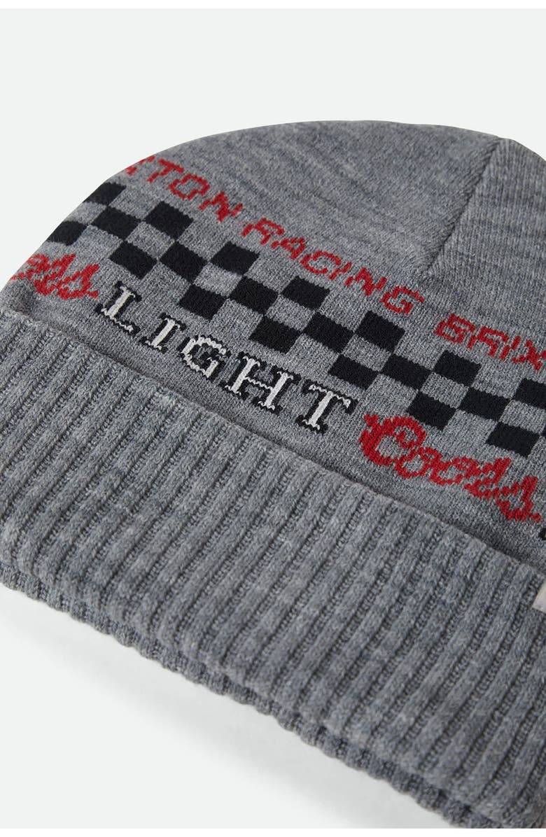 Brixton Coors<sup>®</sup> Light Racing Beanie, Alternate, color, Silver