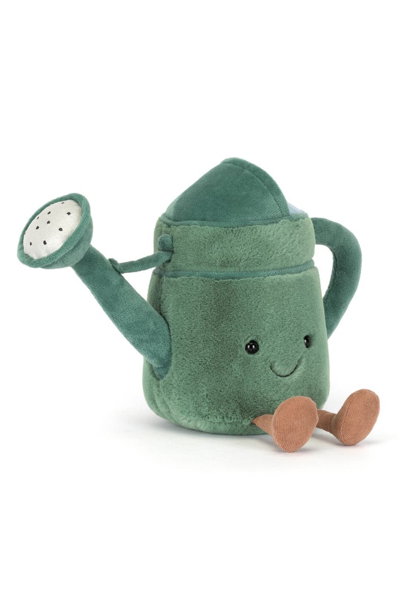 Jellycat Amuseables Watering Can Plushie, Main, color, Green