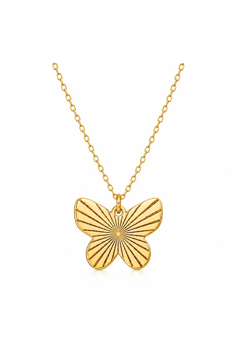 Donatello Gian Golden Butterfly Necklace, Main, color, Gold