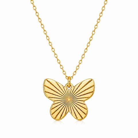 Golden Butterfly Necklace