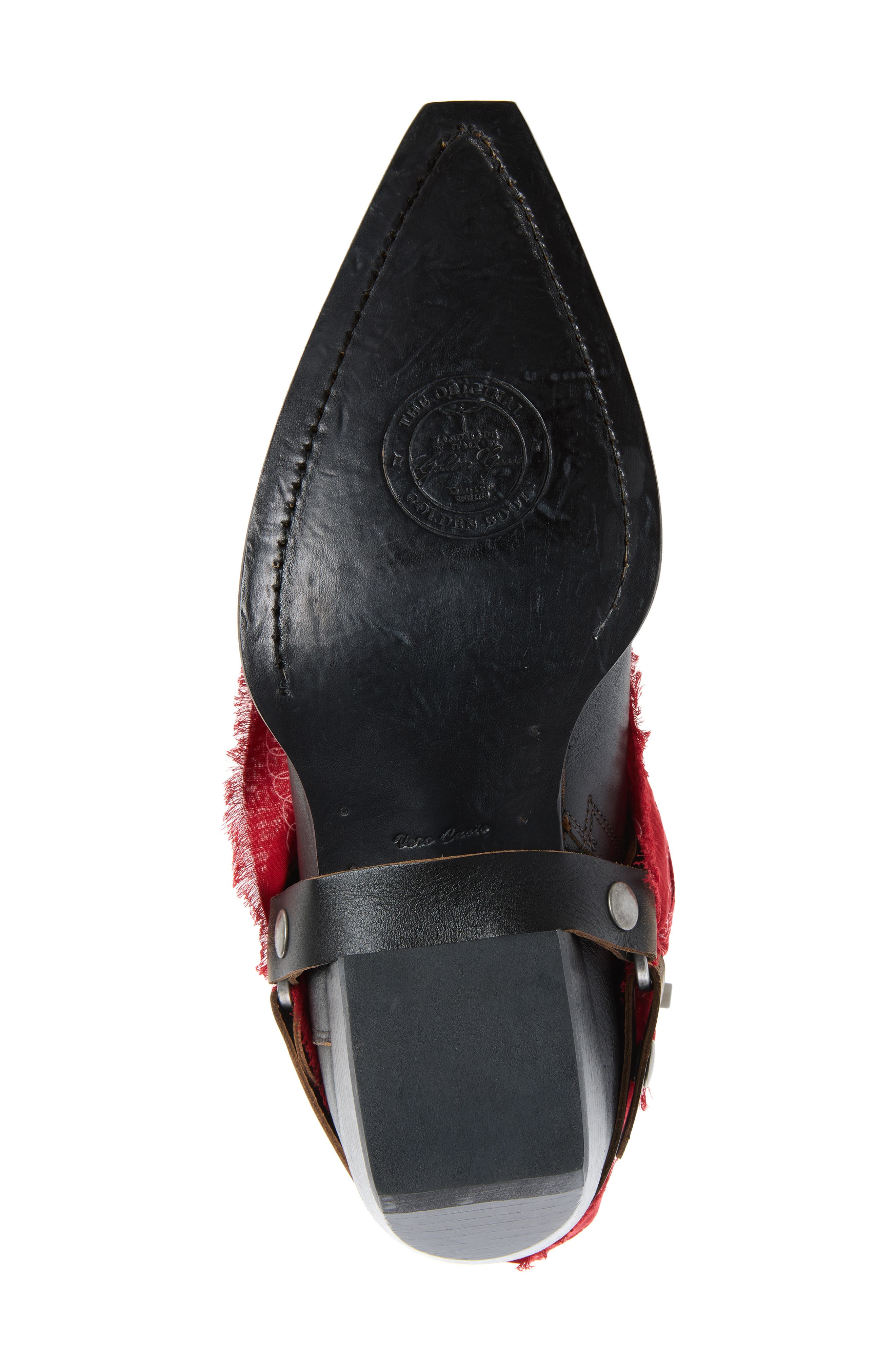 Debbie Harness Boot, Alternate, color, BLACK/ LIGHT BROWN