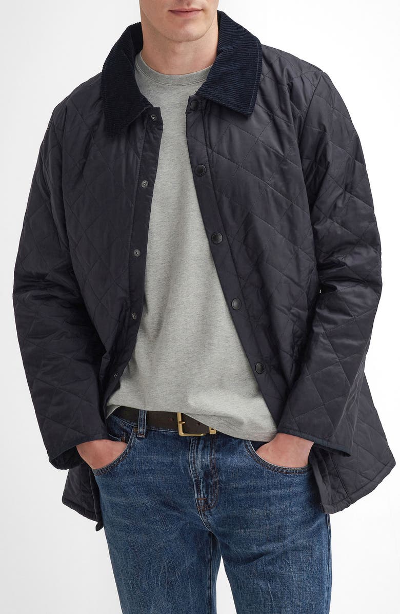 Barbour Liddesdale Diamond Quilted Jacket, Main, color, 