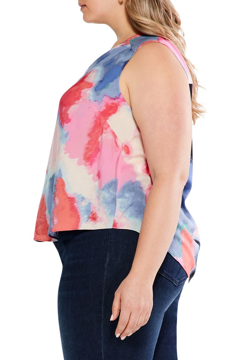 Abstract Art Tank, Alternate, color, PINK MULTI