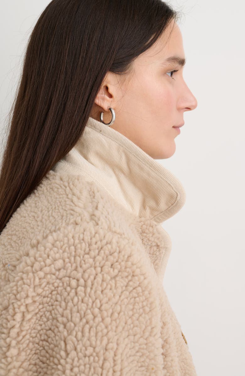 Alex Mill High Pile Fleece Jacket, Alternate, color, 