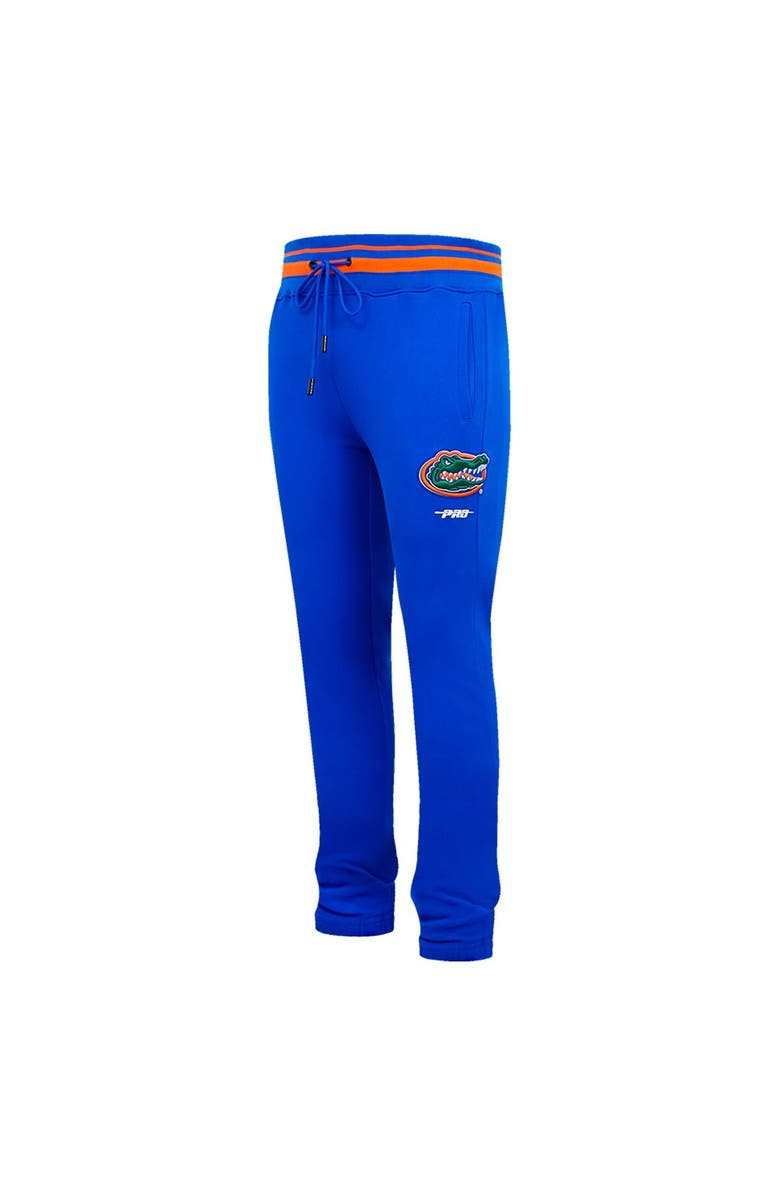 PRO STANDARD Men's Pro Standard Royal Florida Gators Script Tail Fleece Sweatpants, Alternate, color, 
