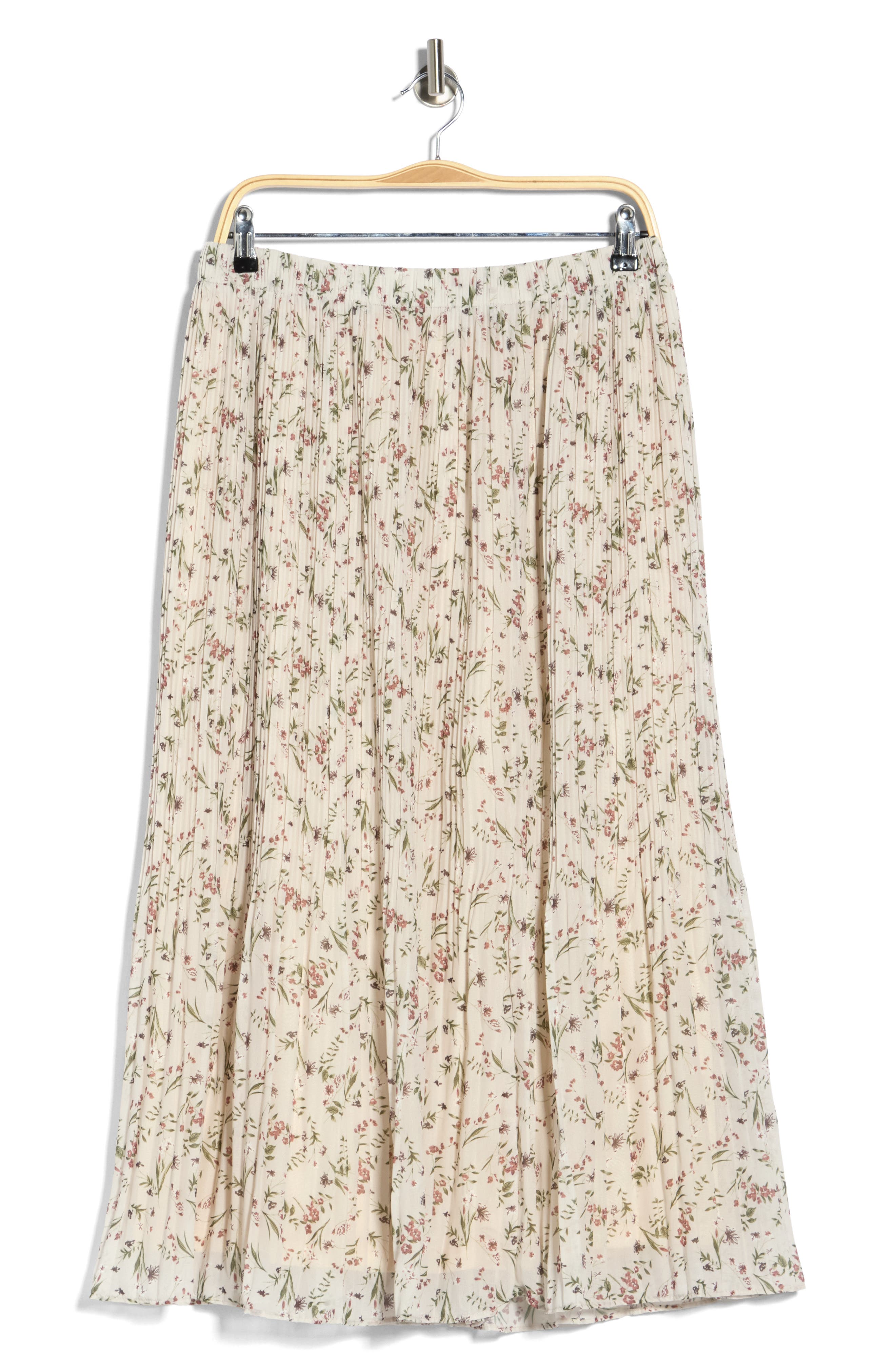 WDNY Ditsy Floral Pleated Skirt