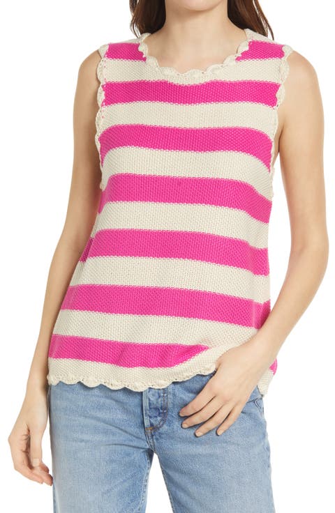 Uma Stripe Sleeveless Sweater