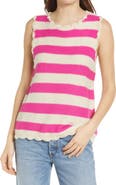 FRNCH Uma Stripe Sleeveless Sweater