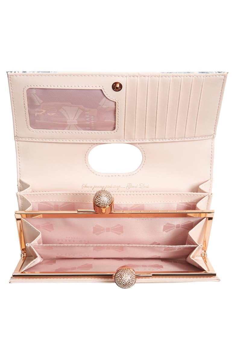 Ted Baker London Maycie Enchant Leather Matinée Wallet, Alternate, color,