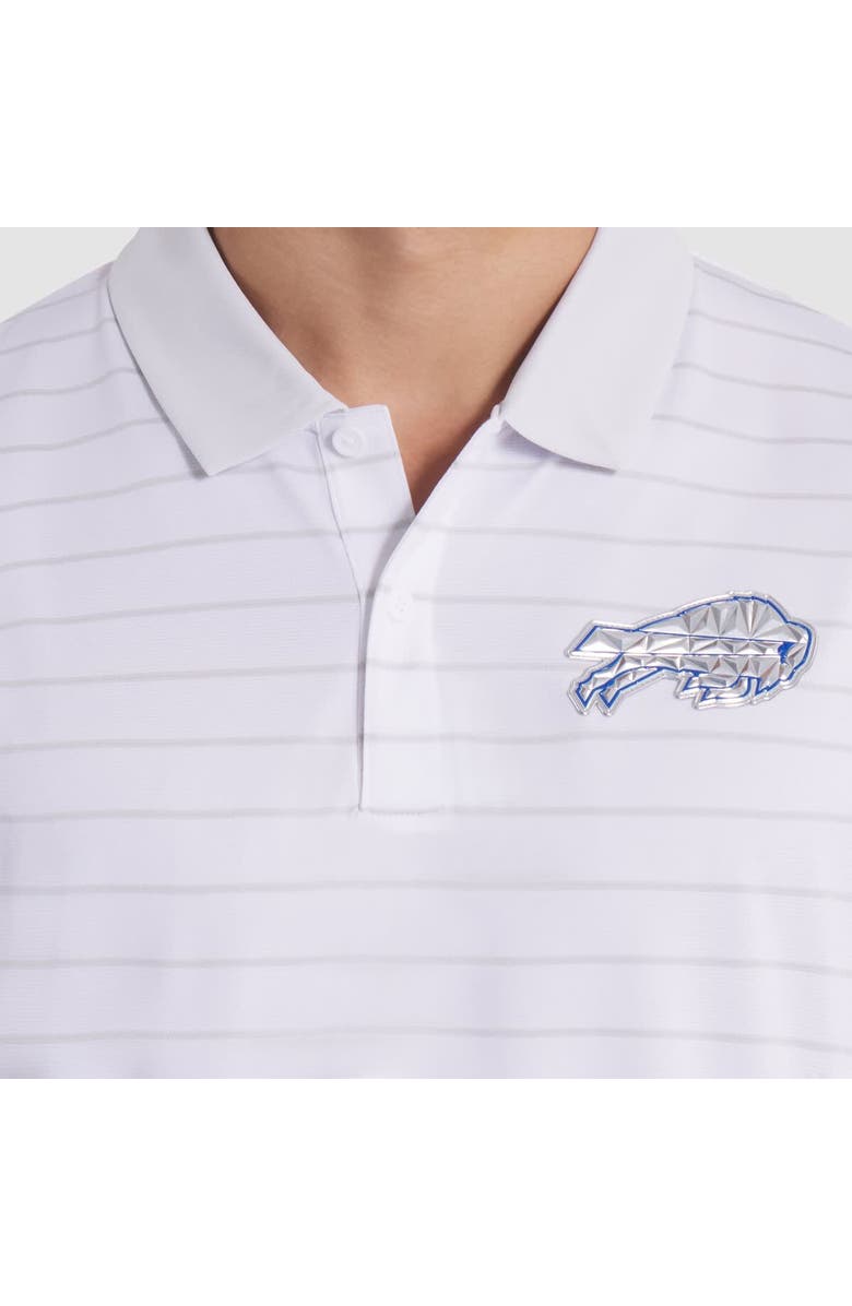 Nike Men's Nike White Buffalo Bills 2025 Rivalries Collection Sideline Victory Striped Dri-FIT Polo, Alternate, color, White
