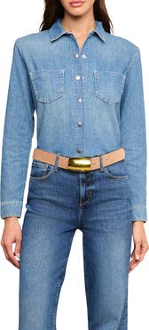 L'AGENCE Isla Denim Shirt