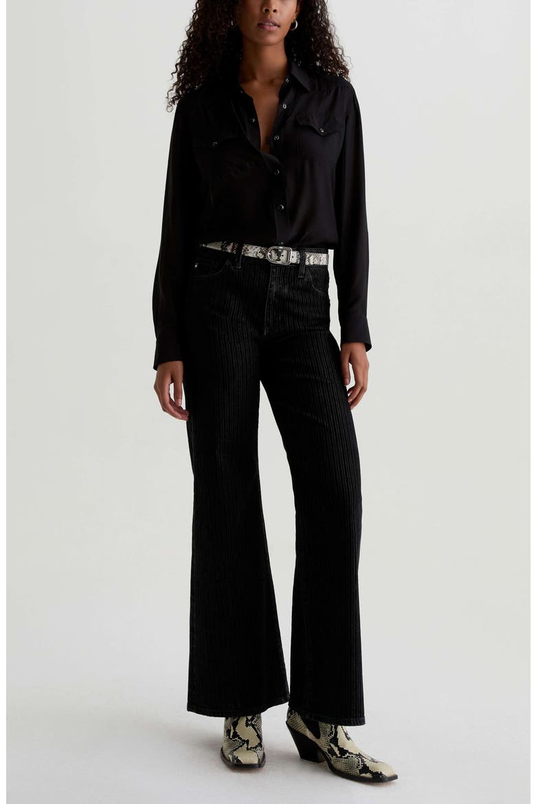 Saige Stripe Wide Leg Jeans, Alternate, color, DRESS IT UP