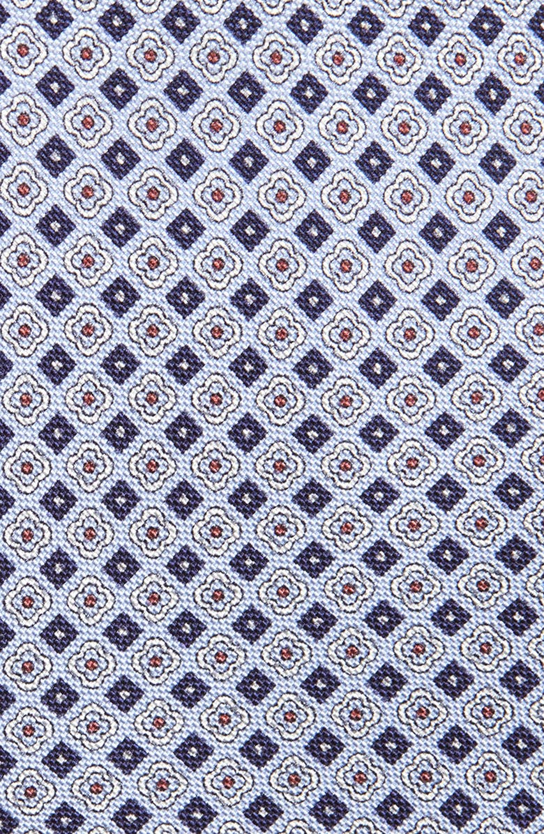 Brioni Silk Tie, Alternate, color, Sky Blue/ Navy