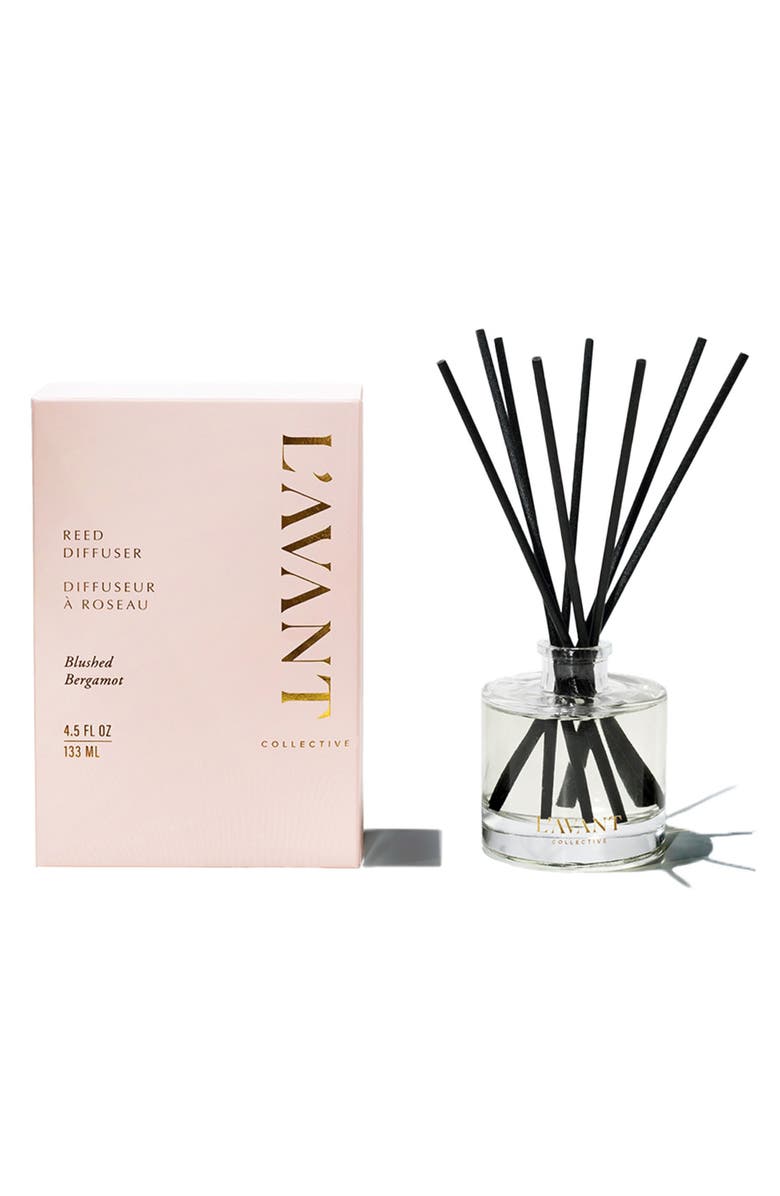 L'AVANT Collective Blushed Bergamot Reed Diffuser, Main, color, Pink