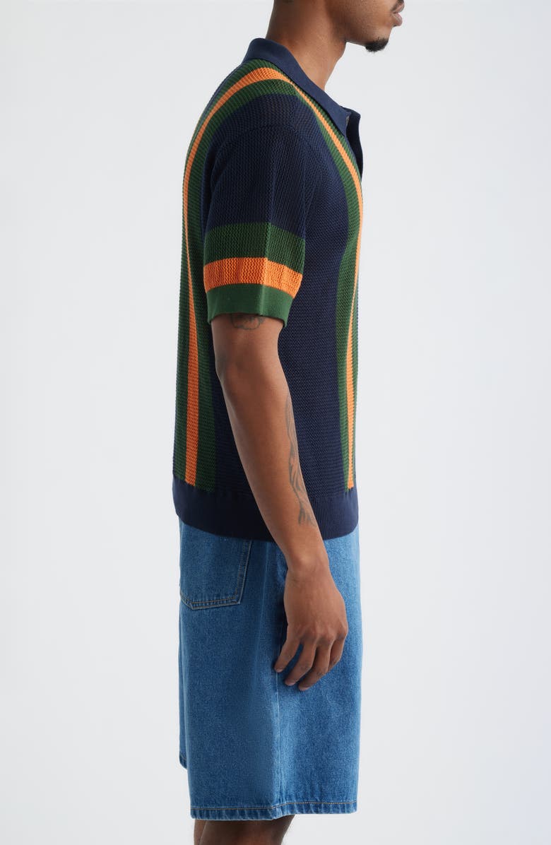 Obey Seth Polo Sweater, Alternate, color, Dark Navy Multi