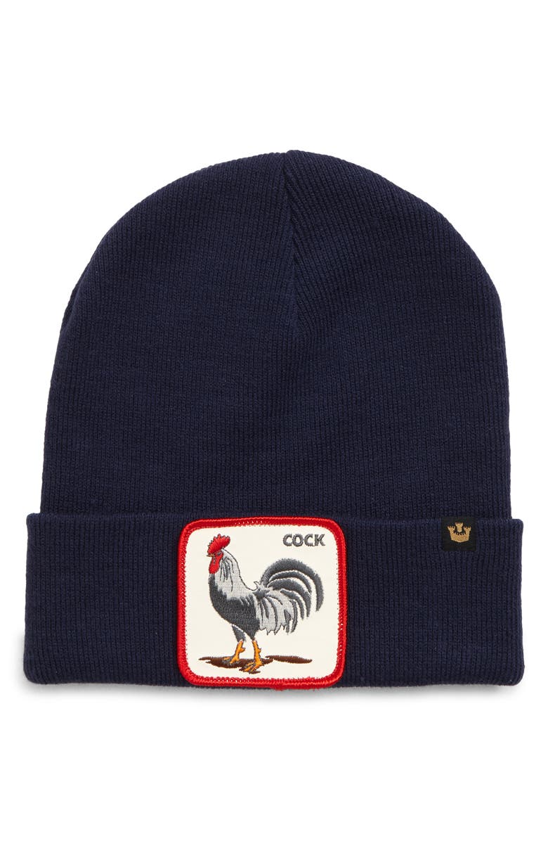 Goorin Bros. Winter Bird Patch Beanie, Main, color,