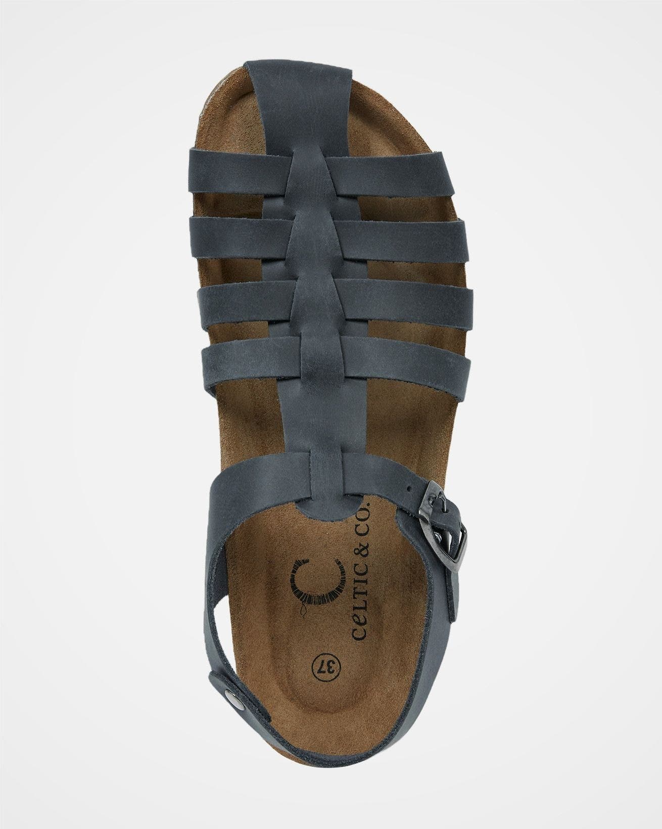 Celtic & Co. Fisherman's Sandal, Alternate, color, Navy