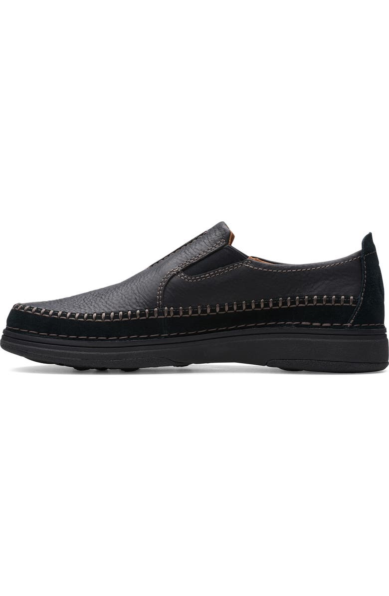 Clarks<sup>®</sup> Nature 5 Walk Slip-On Sneaker, Alternate, color, Black Comb