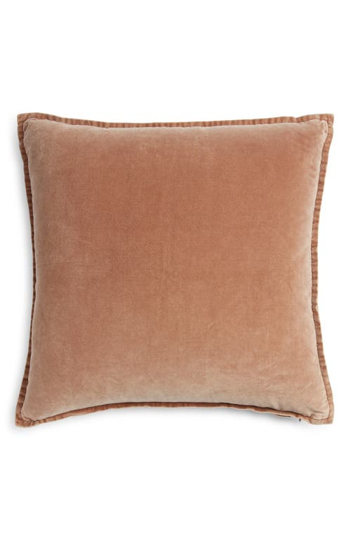 Nordstrom Velveteen Accent Pillow In Brown