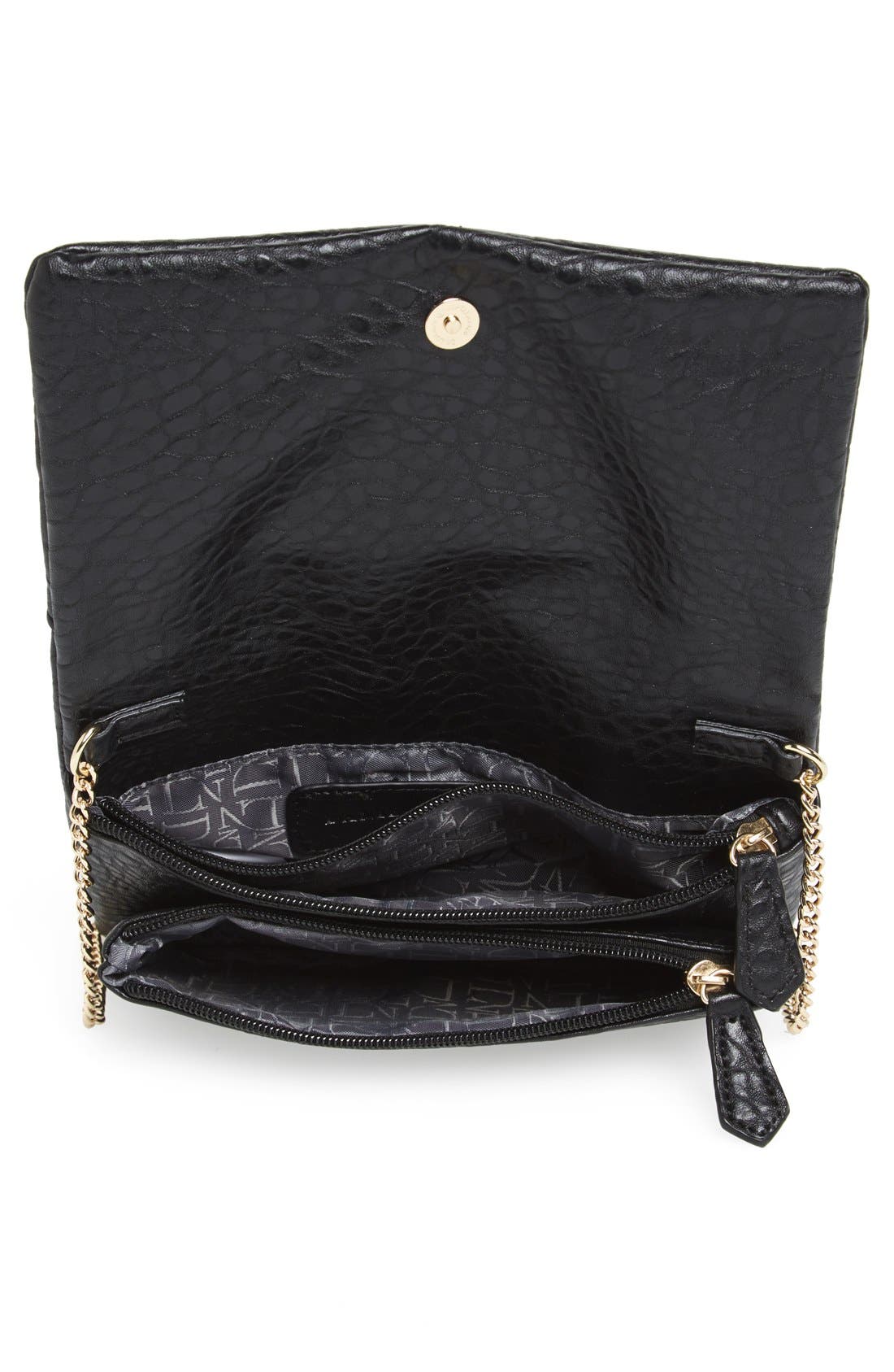 'Libby' Convertible Crossbody Bag, Alternate, color, BLACK