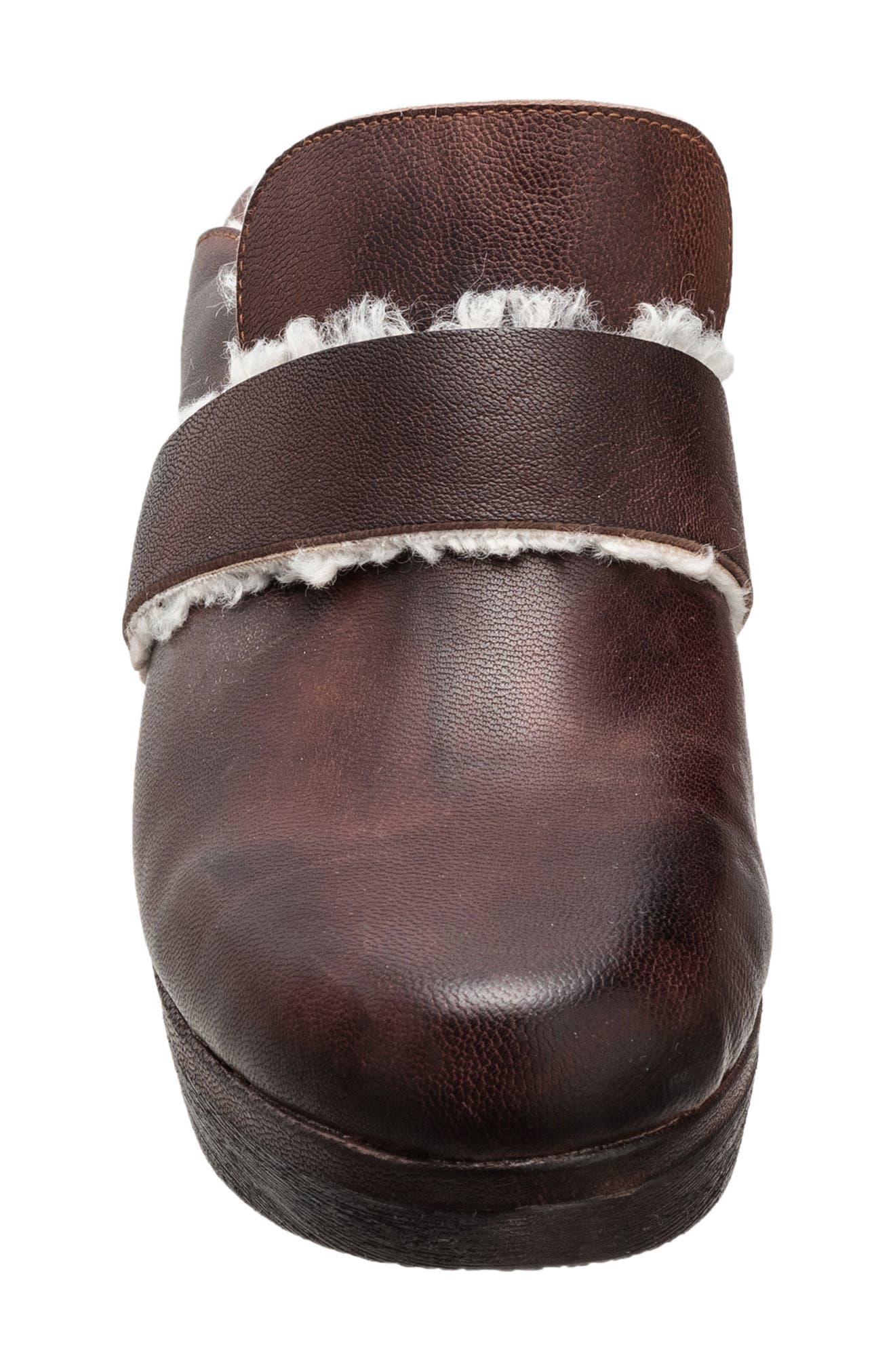 ANTELOPE Lacole Faux Shearling Lined Clog, Alternate, color, 