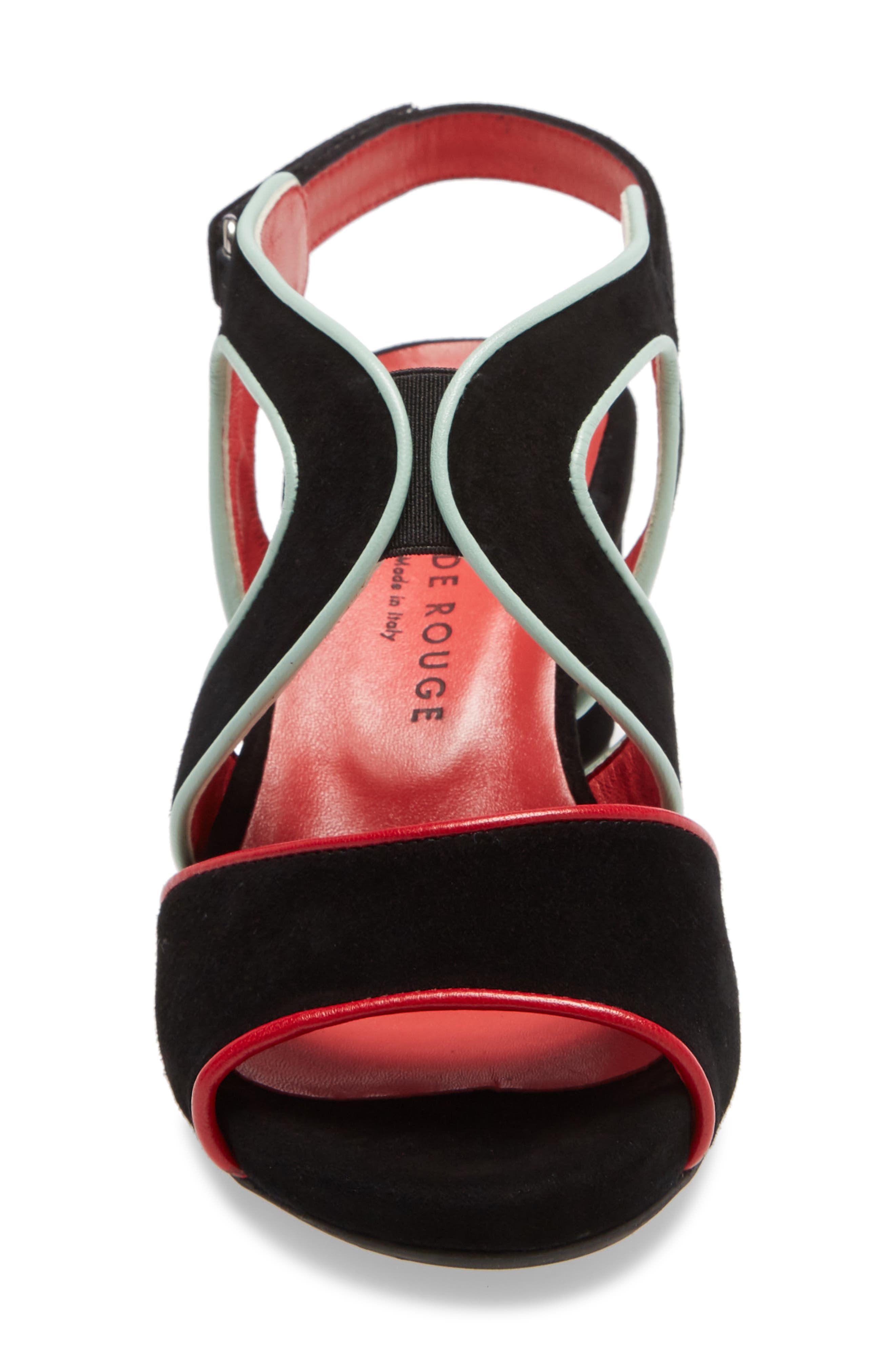 Pas de Rouge Chantel Sandal, Alternate, color, 