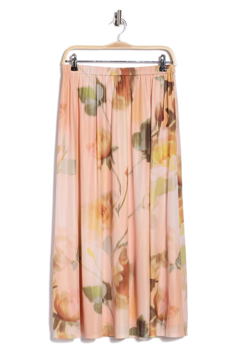 Floral Mesh Skirt, Alternate, color, LIGHT PEACH