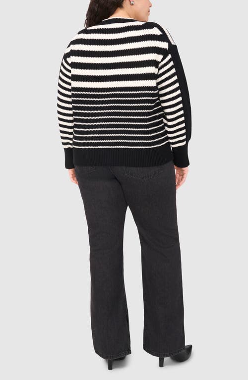 Shop Halogen ® Variegated Stripe Cotton Blend Cardigan