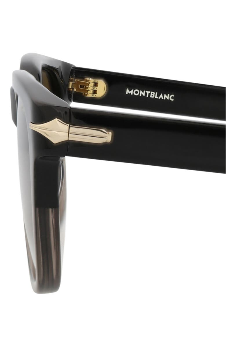 Montblanc 53mm Square Sunglasses, Alternate, color,