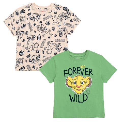 Lion King Simba 2-Piece Short Sleeve T-Shirt Set