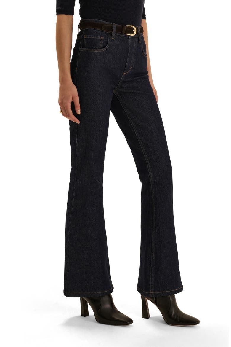 The Maurice High Waist Flare Leg Jeans, Main, color, OXFORD
