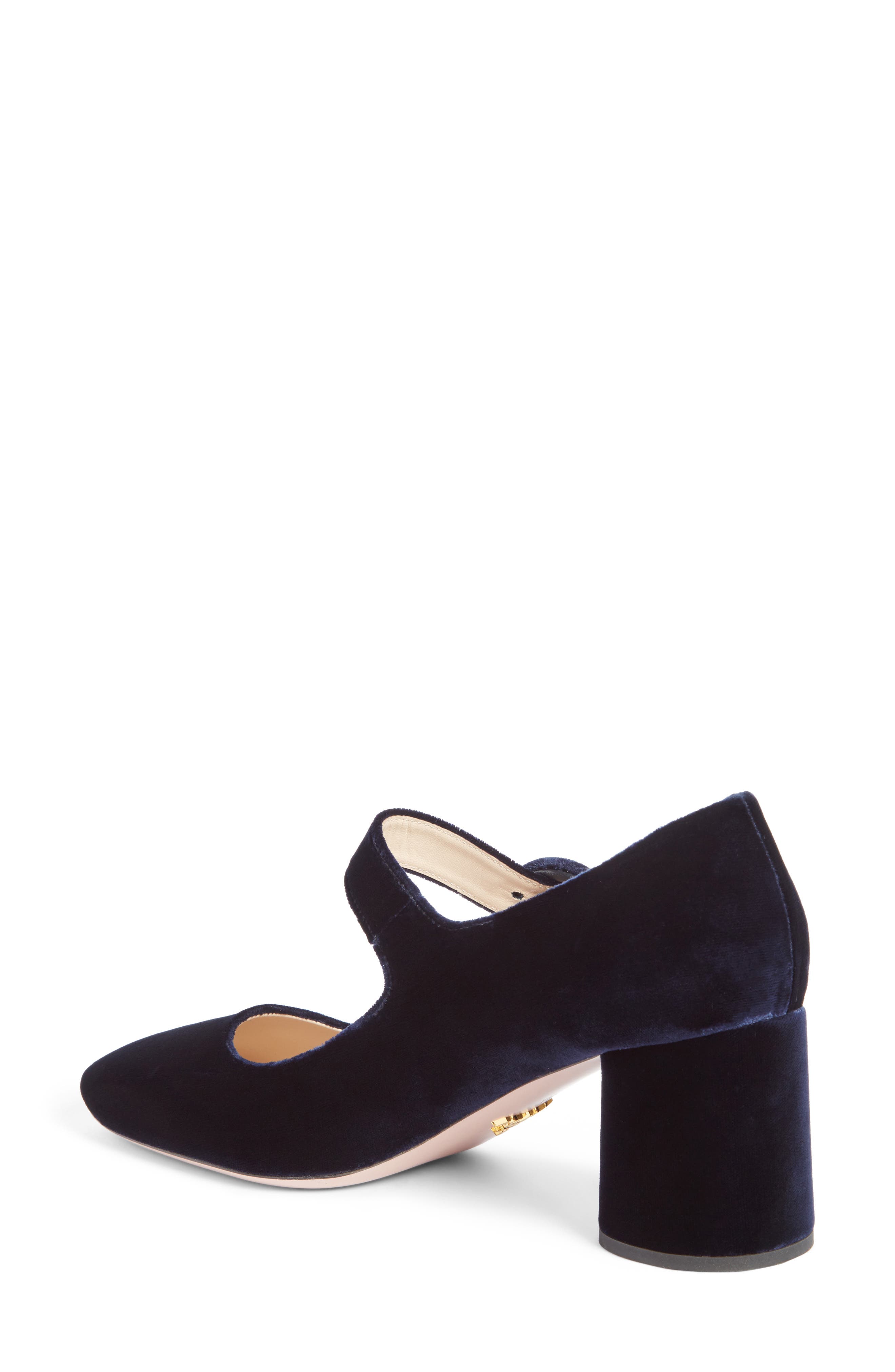 Prada Block Heel Mary Jane Pump, Alternate, color, 