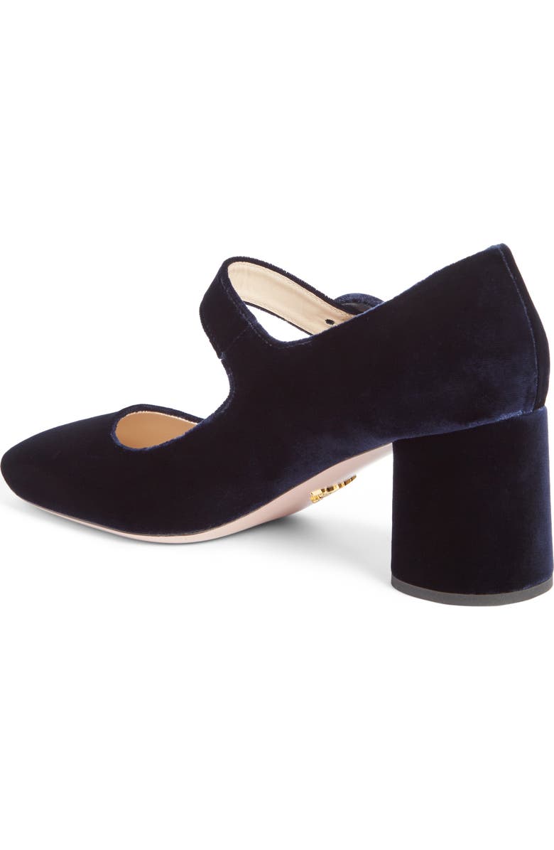 Prada Block Heel Mary Jane Pump, Alternate, color,