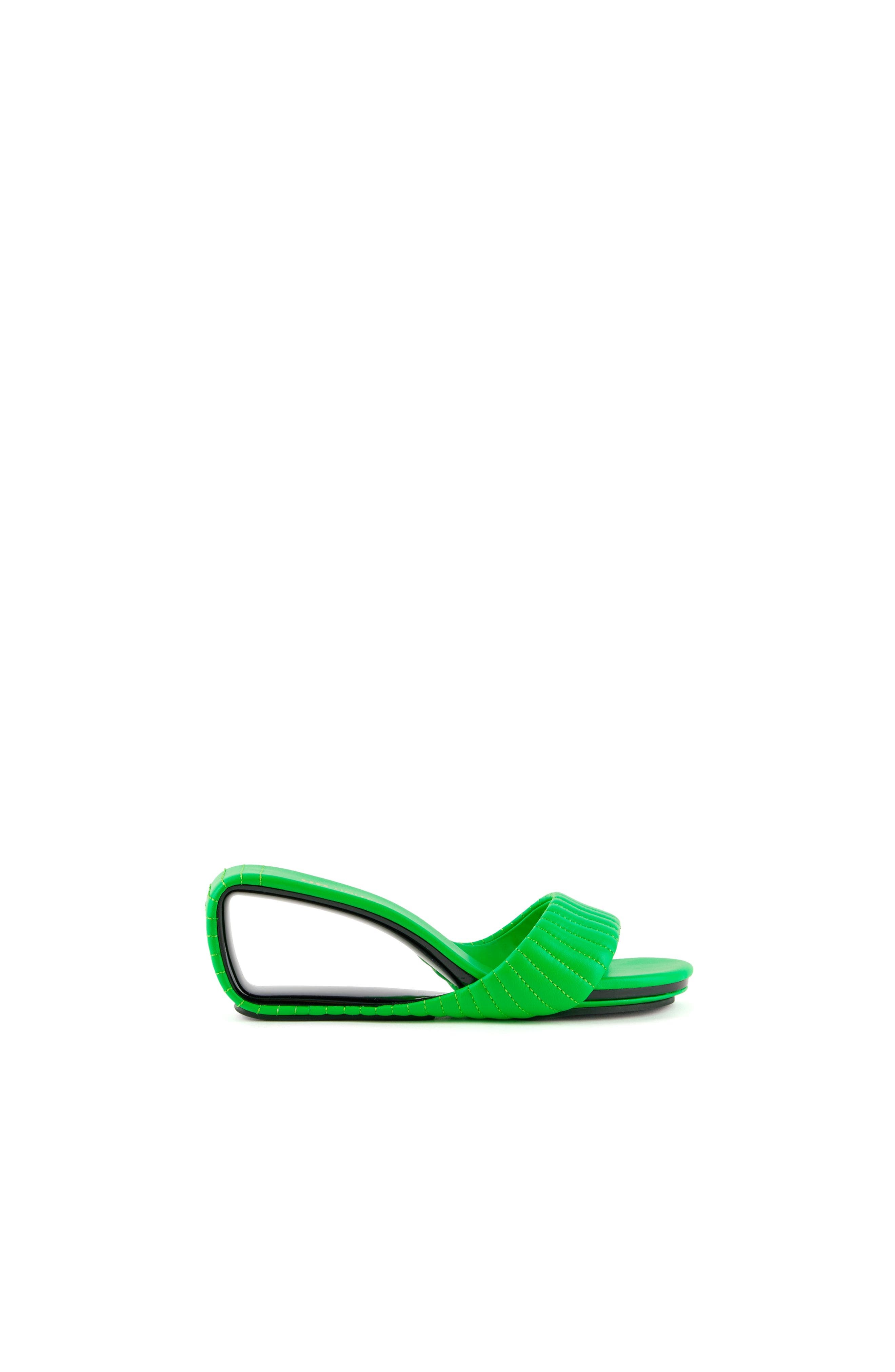  Fluo Green Puffier
