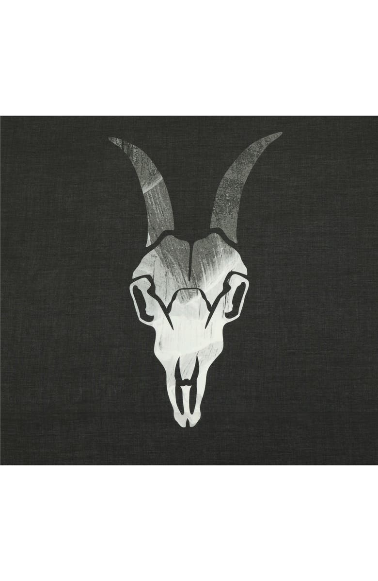 AllSaints Arches Ramskull Square Scarf, Alternate, color, 