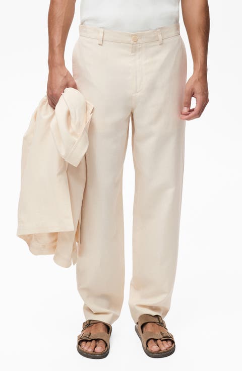 Lyocell & Linen Suit Pants