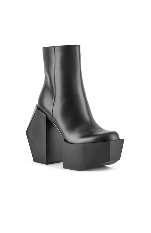 United Nude Stage Platform Boot In Black