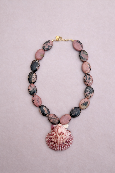 Bora Bora Scalloped Beaded Necklace