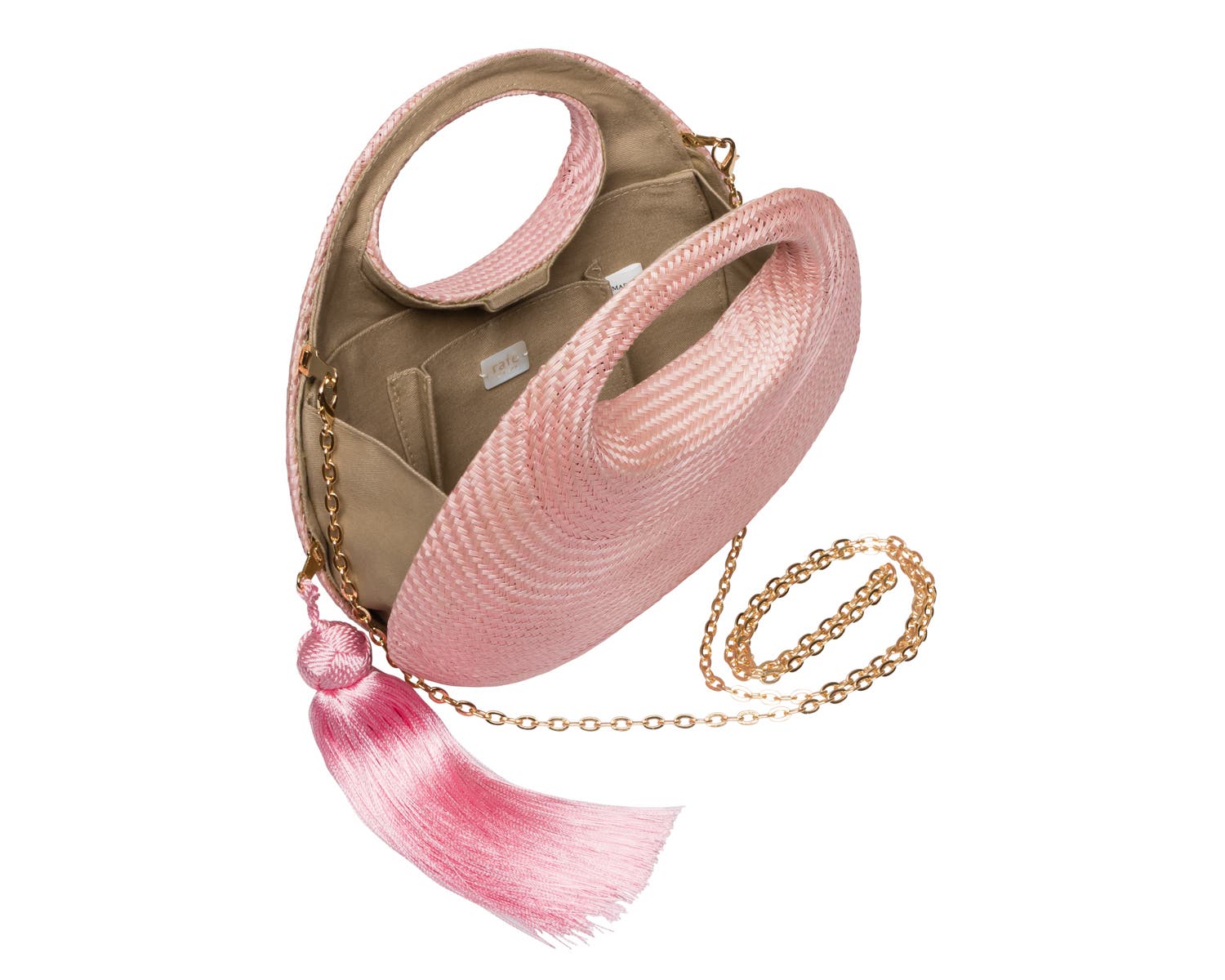 Isi Cut Out Handle Clutch, Alternate, color, PINK