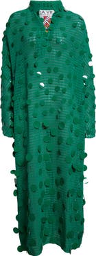 La Vie Style House Net Bangle Cover-Up Maxi Caftan